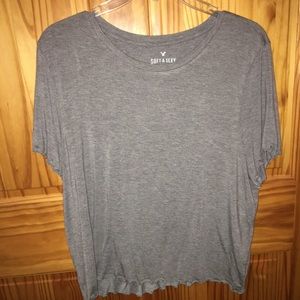 American Eagle Lettuce Hem Top